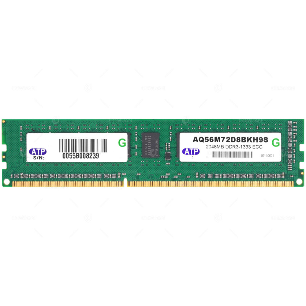 AQ56M72D8BKH9S  ATP DDR3 SDRAM 2GB PC3-10600 1333MHZ UDIMM CL9